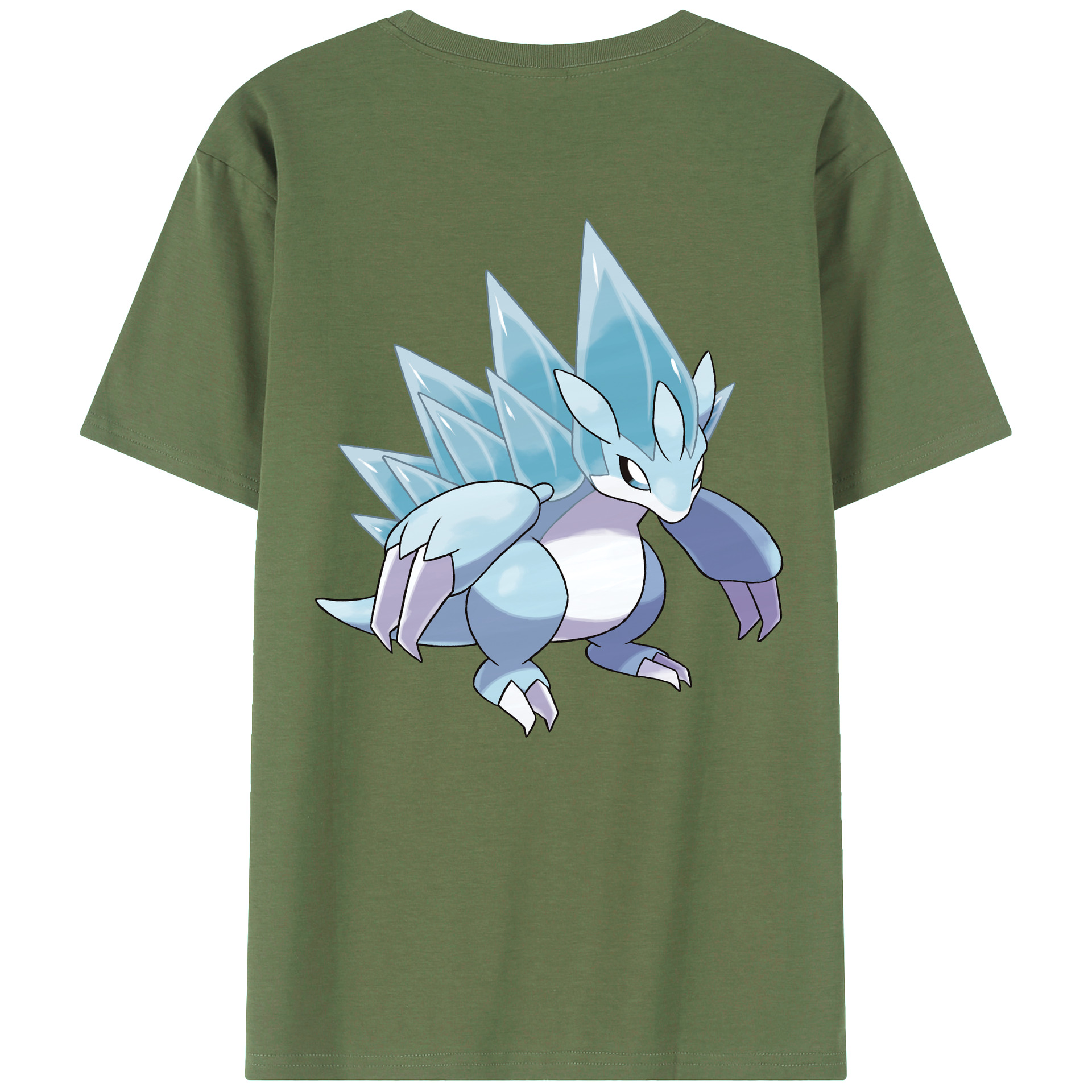 （画像用） ポケットモンスター Pokémon 綿100％ メンズ半袖Tシャツ（バックプリント） 通気性